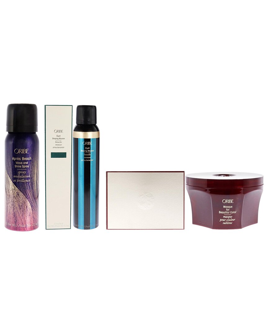 Oribe Curl Shaping Mousse And Masque For Beautiful Color And Apres Beach Wave  And Shine Spray Kit