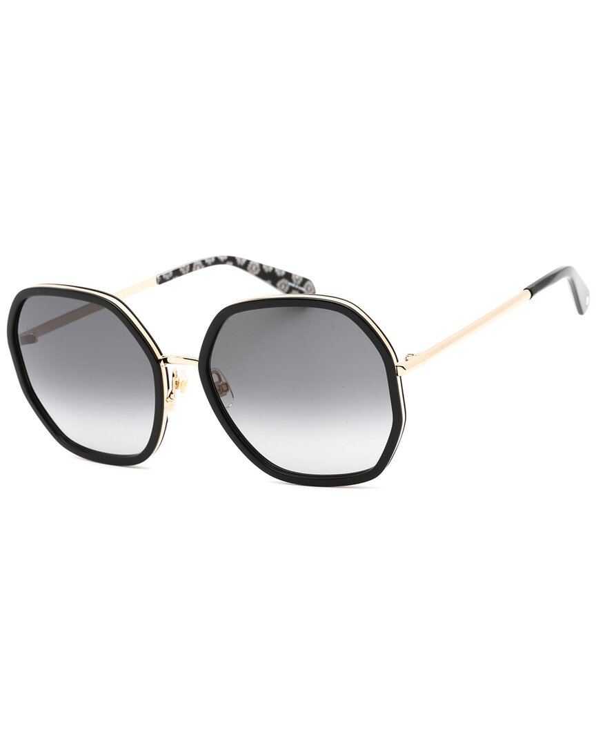 Shop Kate Spade New York Women's Nicola/g/s 58mm Sunglasses In Black