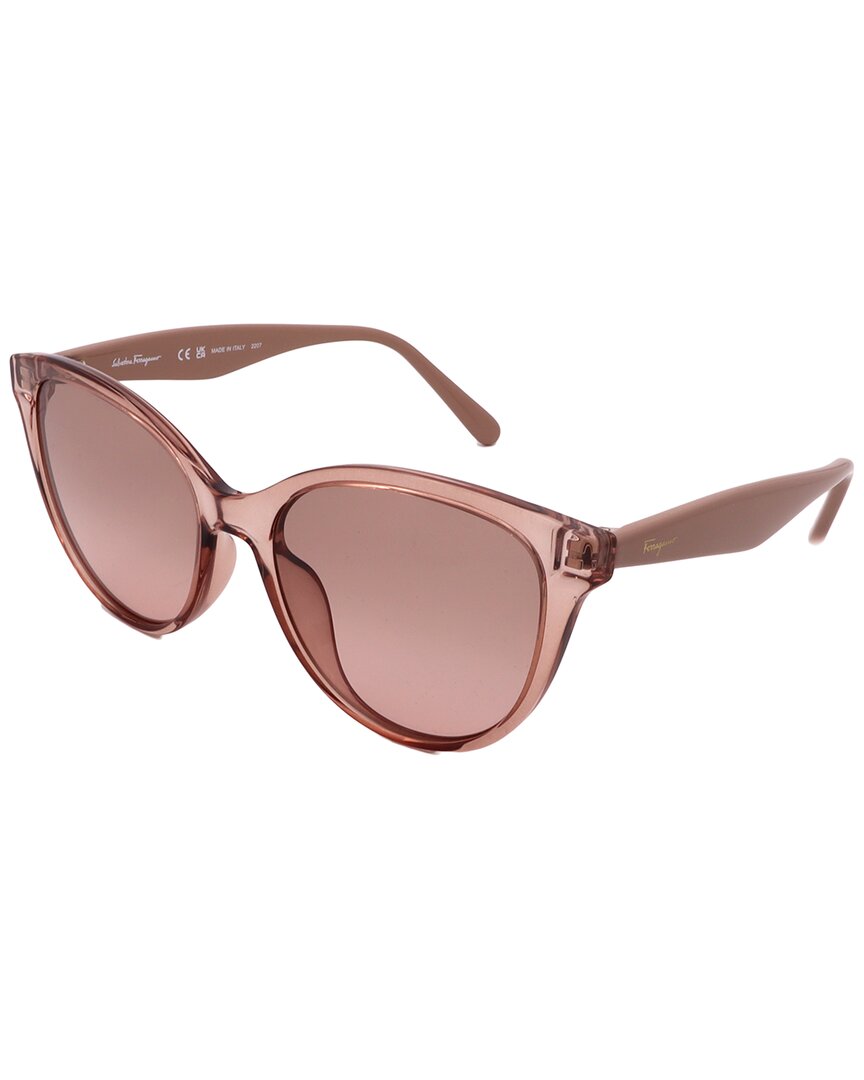 Ferragamo Women's Sf1073s 54mm Sunglasses In Brown