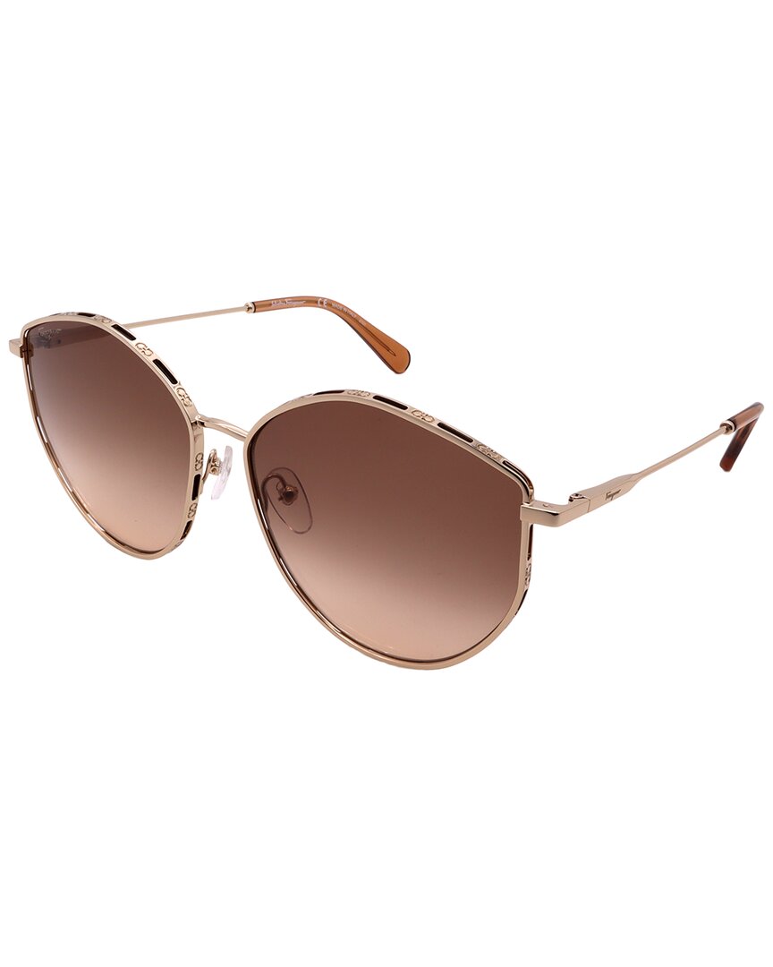 Salvatore Ferragamo SF264S 796 GOLD/CARAMEL Salvatore Ferragamo SF264S main image 3