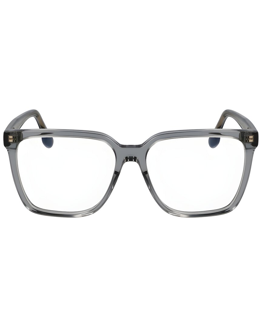 Victoria Beckham Ladies Grey Rectangular Eyeglass Frames Vb26695515037 In Multi