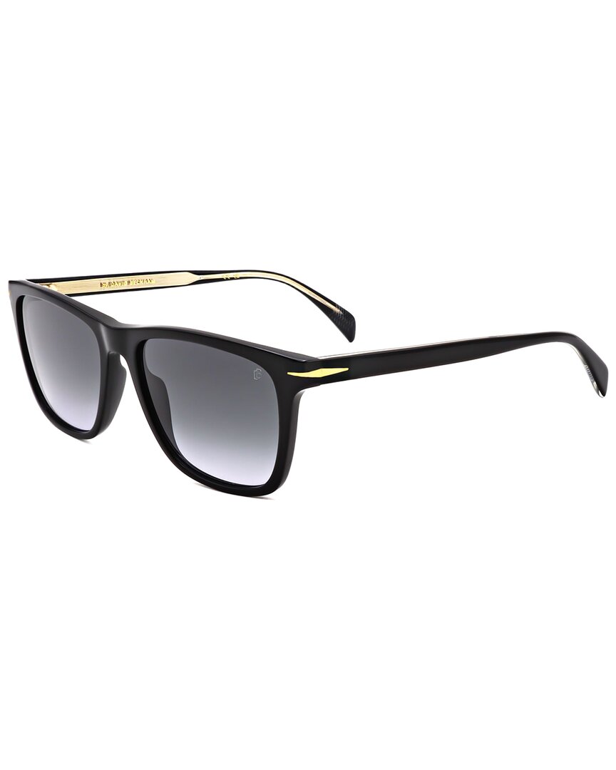 David Beckham Men's 55mm Sunglasses In Black