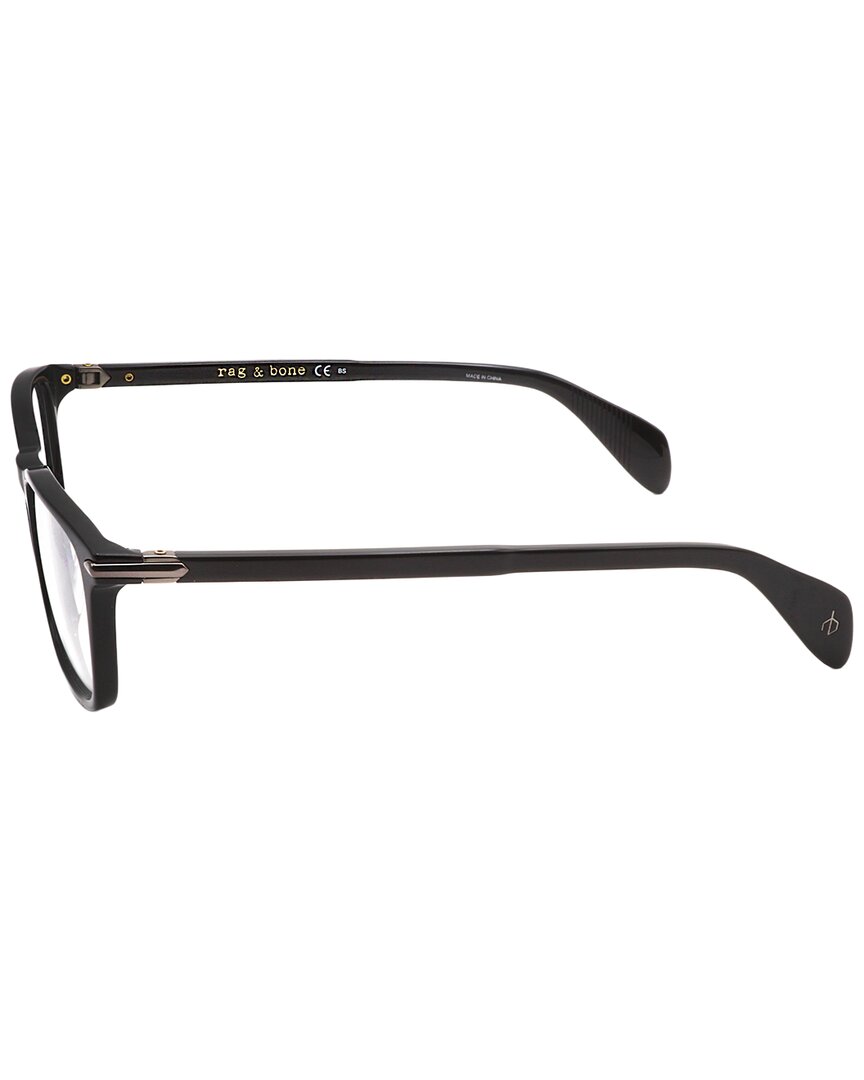 Rag & Bone Men's Rnb7016 53mm Optical Frames In Black