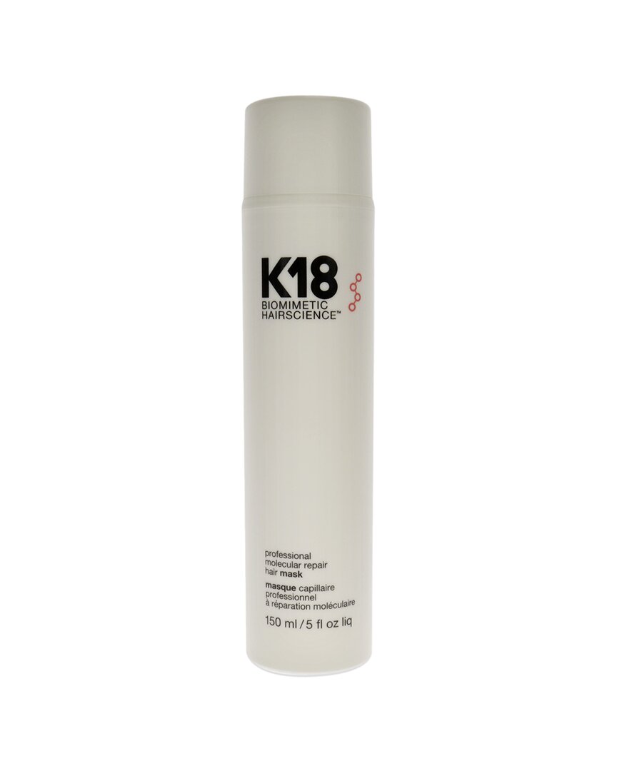 K18 Unisex 5oz Professional Molecular Repair Hair Mask In White