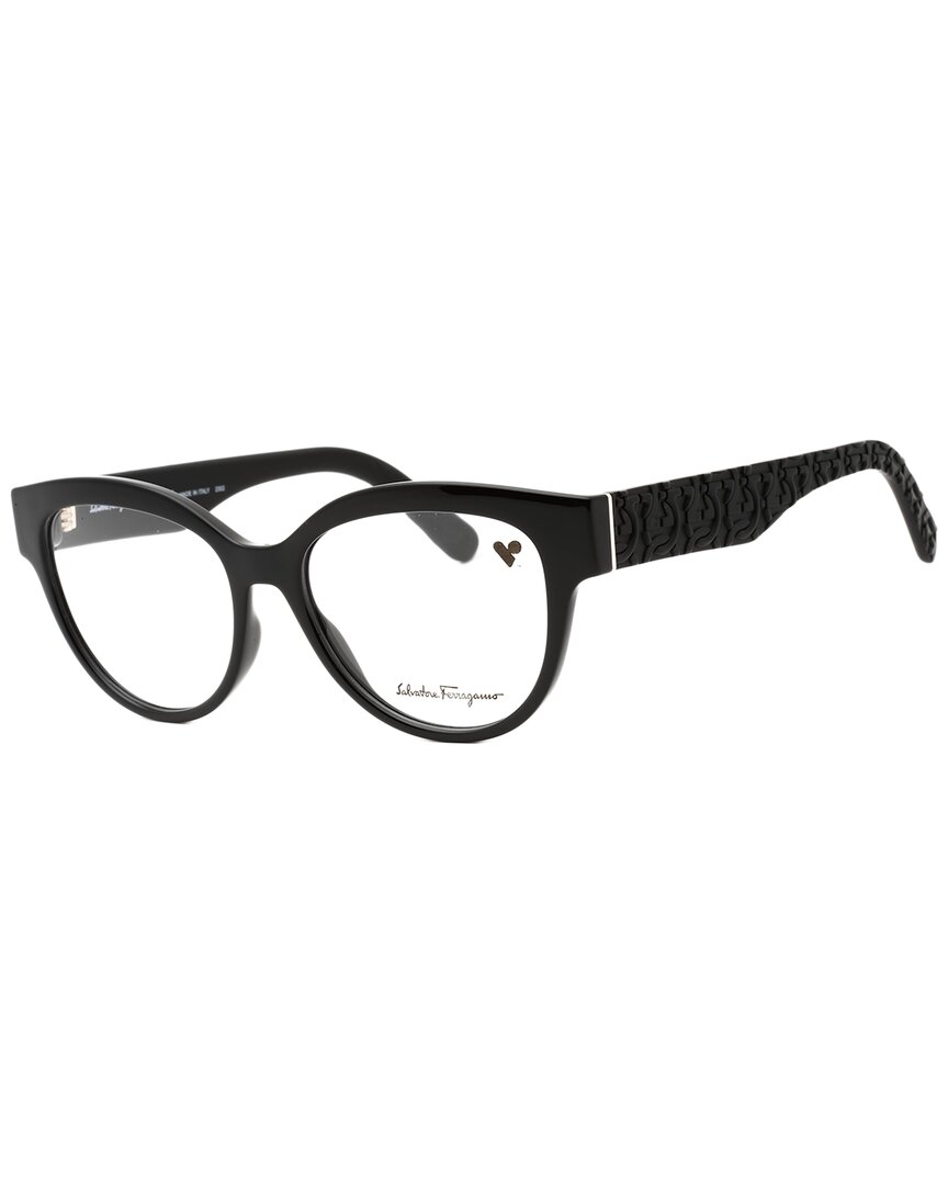 Ferragamo Women's Sf2957en 54mm Optical Frames In Black