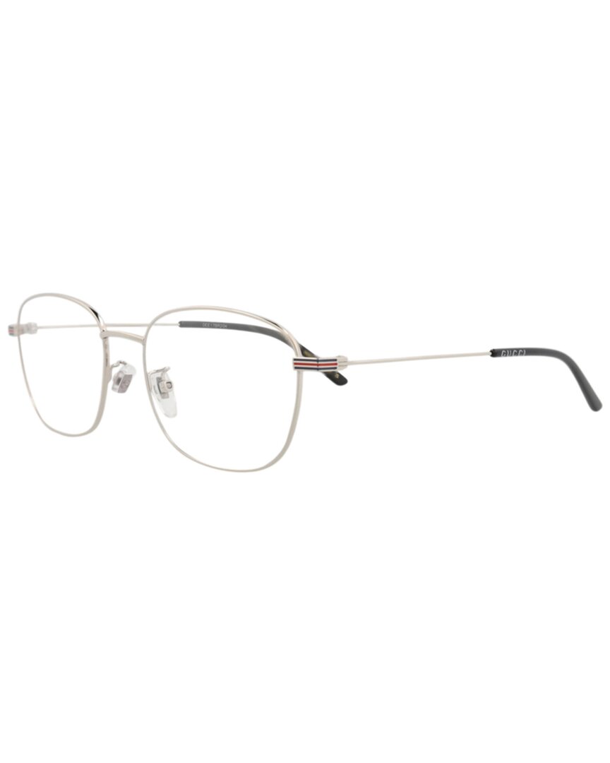 Gucci Men's Gg1126oa 55mm Optical Frames In Silver