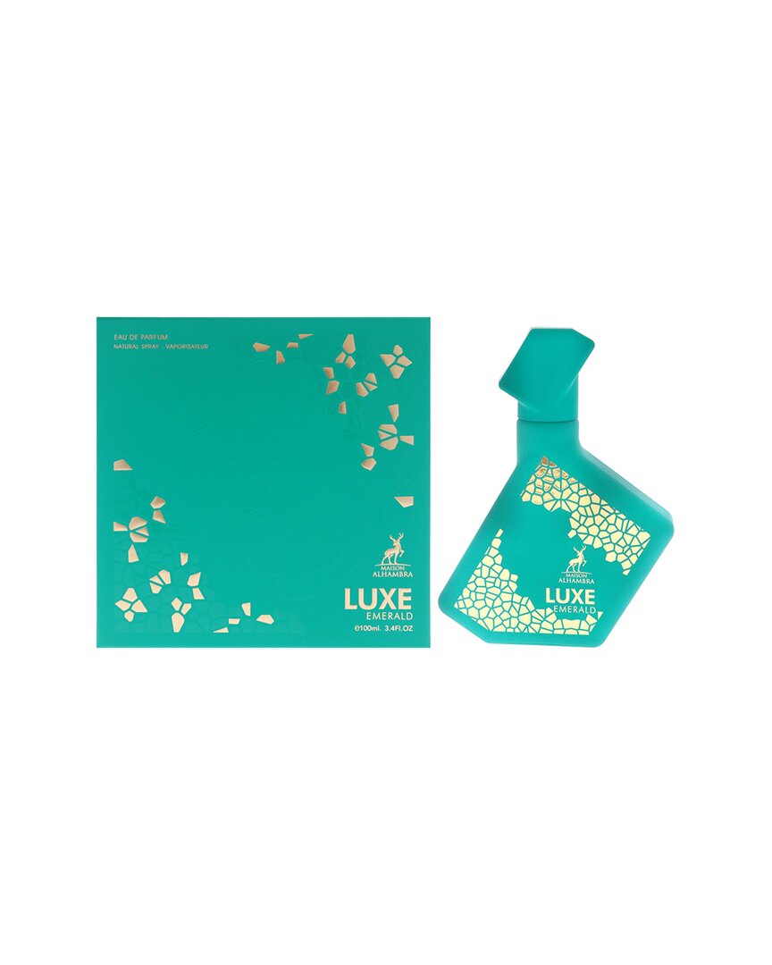 Maison Alhambra Unisex 3.4oz Luxe - Emerald Edp In Transparent