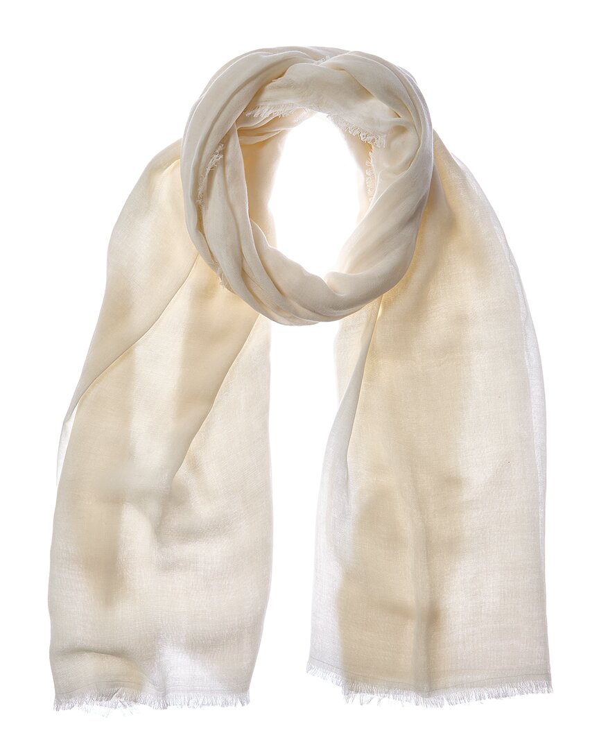 Vince Solid Scarf In White