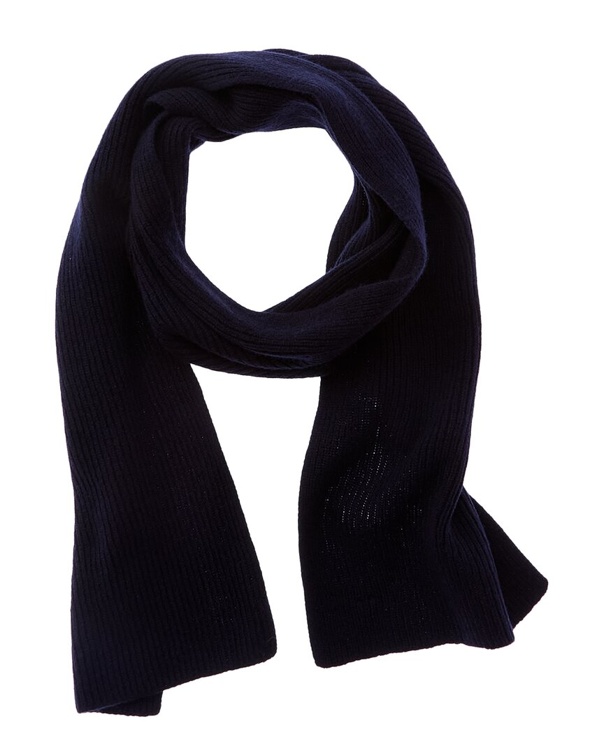 Todd Snyder Joshua Ellis Rib Cashmere Scarf In Blue