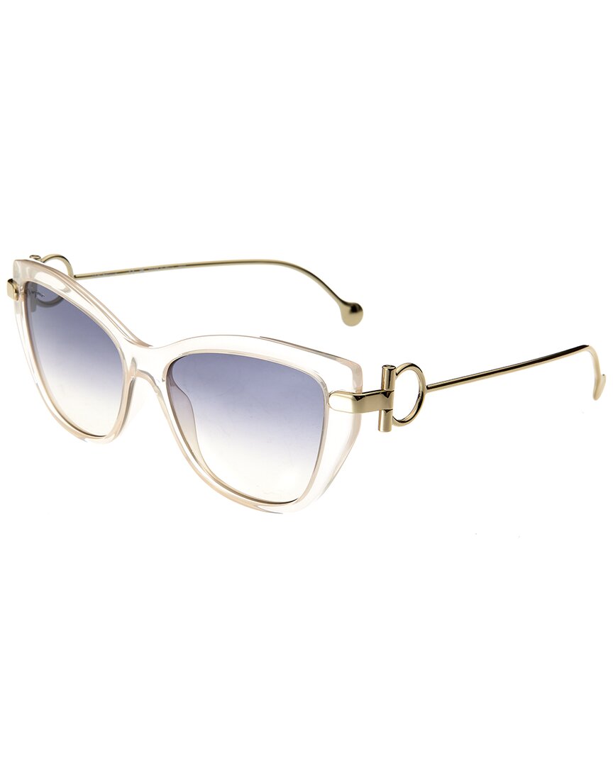 Ferragamo Women's Sf928s-5515290 Fashion 55mm Nude Sunglasses