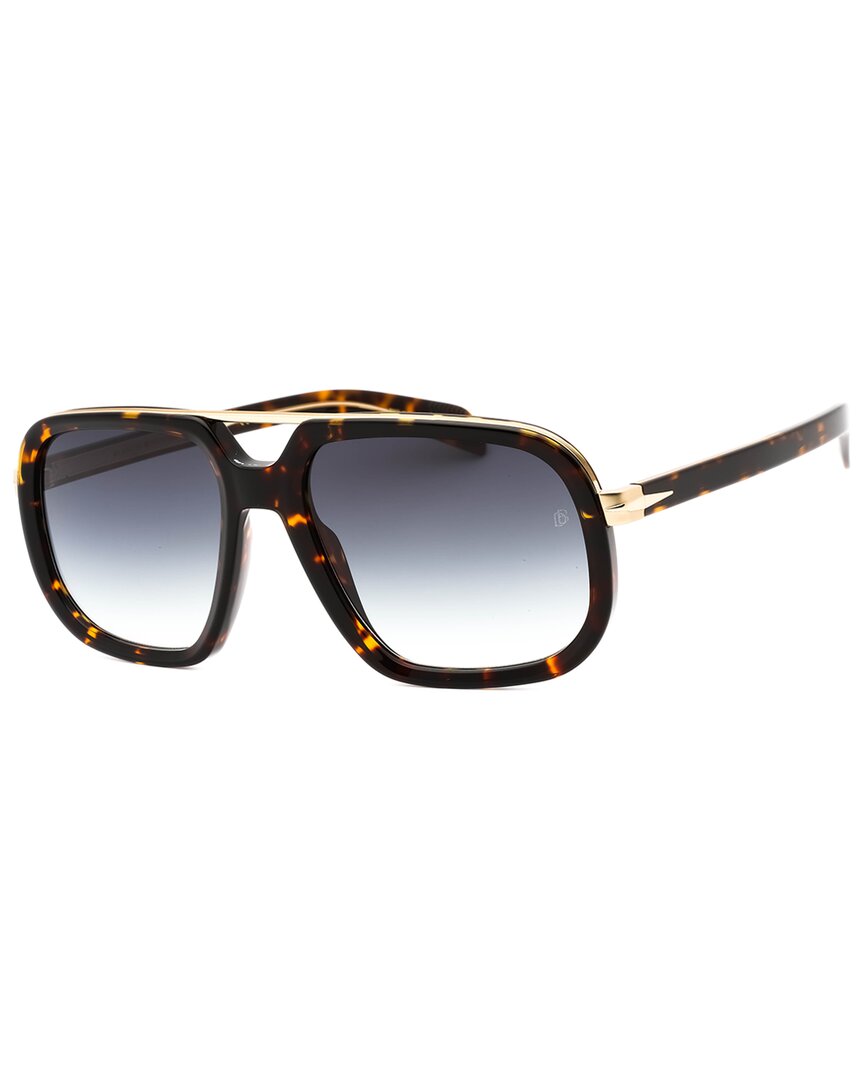 David Beckham Men's Db 7101/s 57mm Sunglasses In Brown