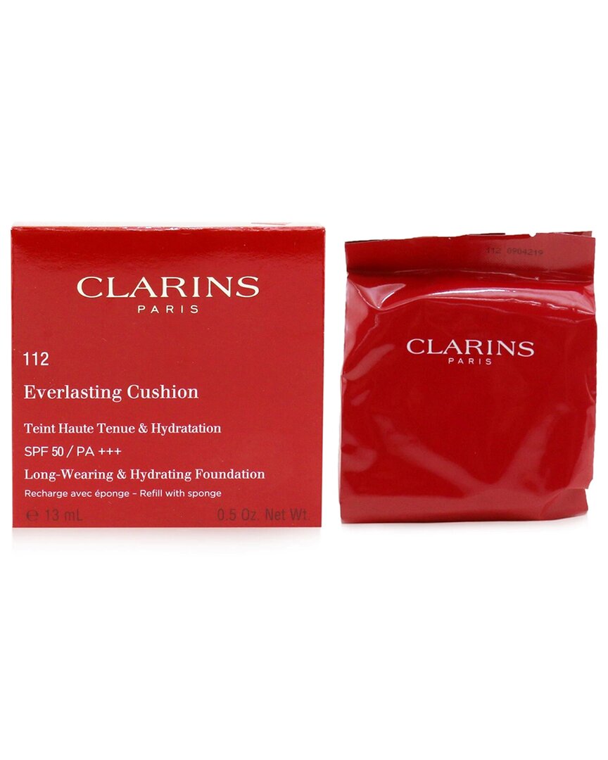 Shop Clarins 0.5oz 112 Amber Everlasting Cushion Foundation Spf 50