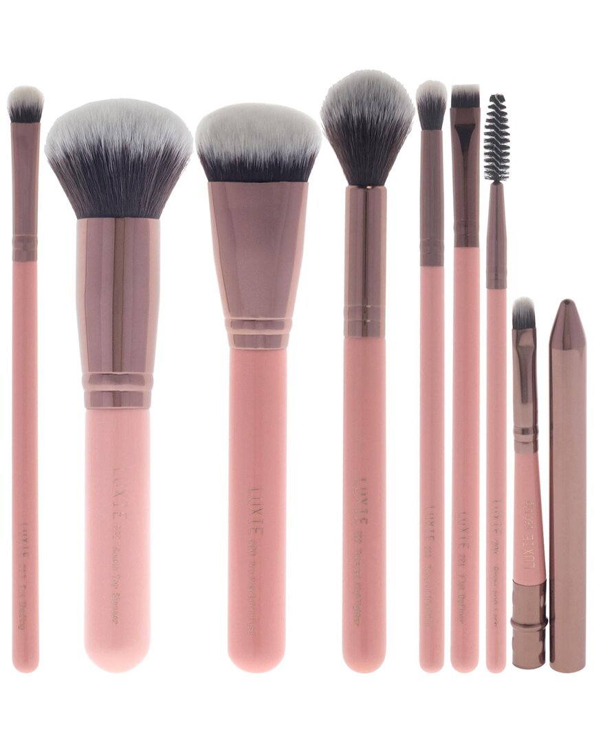 Luxie Women's Rose Gold Complete Face Brush Set