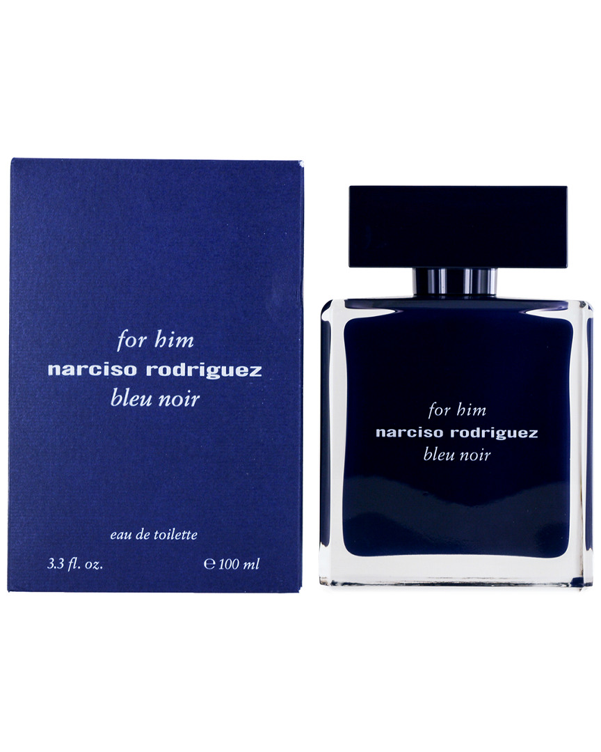 Narciso Rodriguez Men's  Bleu Noir For Him 3.3oz Edt Spray