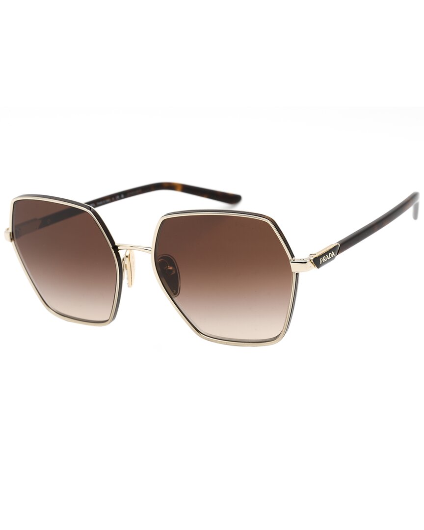 Prada Women's Pr56ys 58mm Sunglasses In Gold