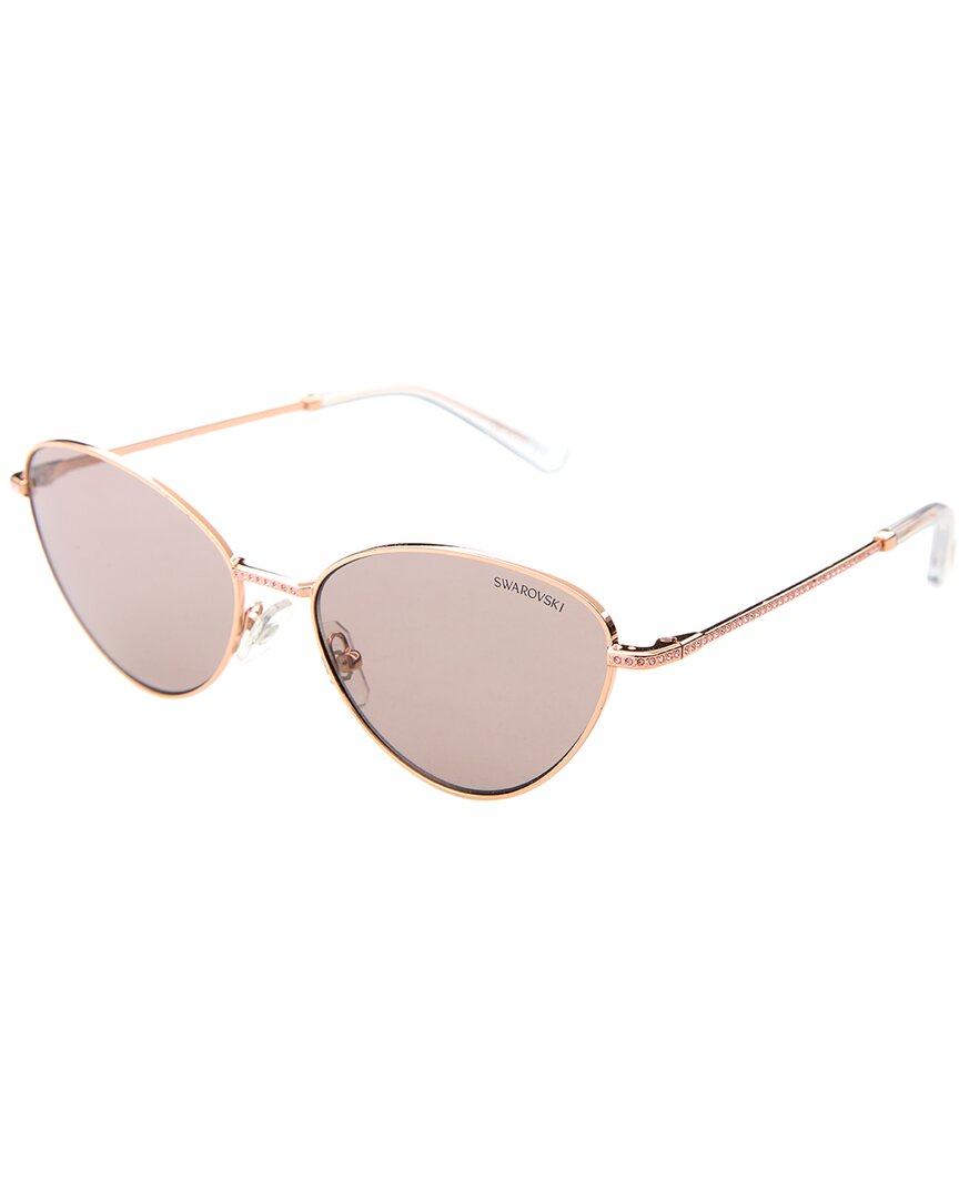 Swarovski Women's Gold/Light/Purple Sk701458-X 58Mm Sunglasses