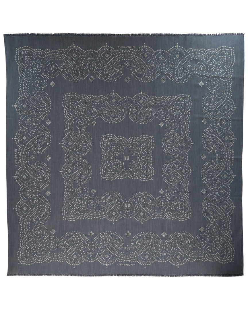GIVENCHY GIVENCHY SILK & WOOL-BLEND SCARF