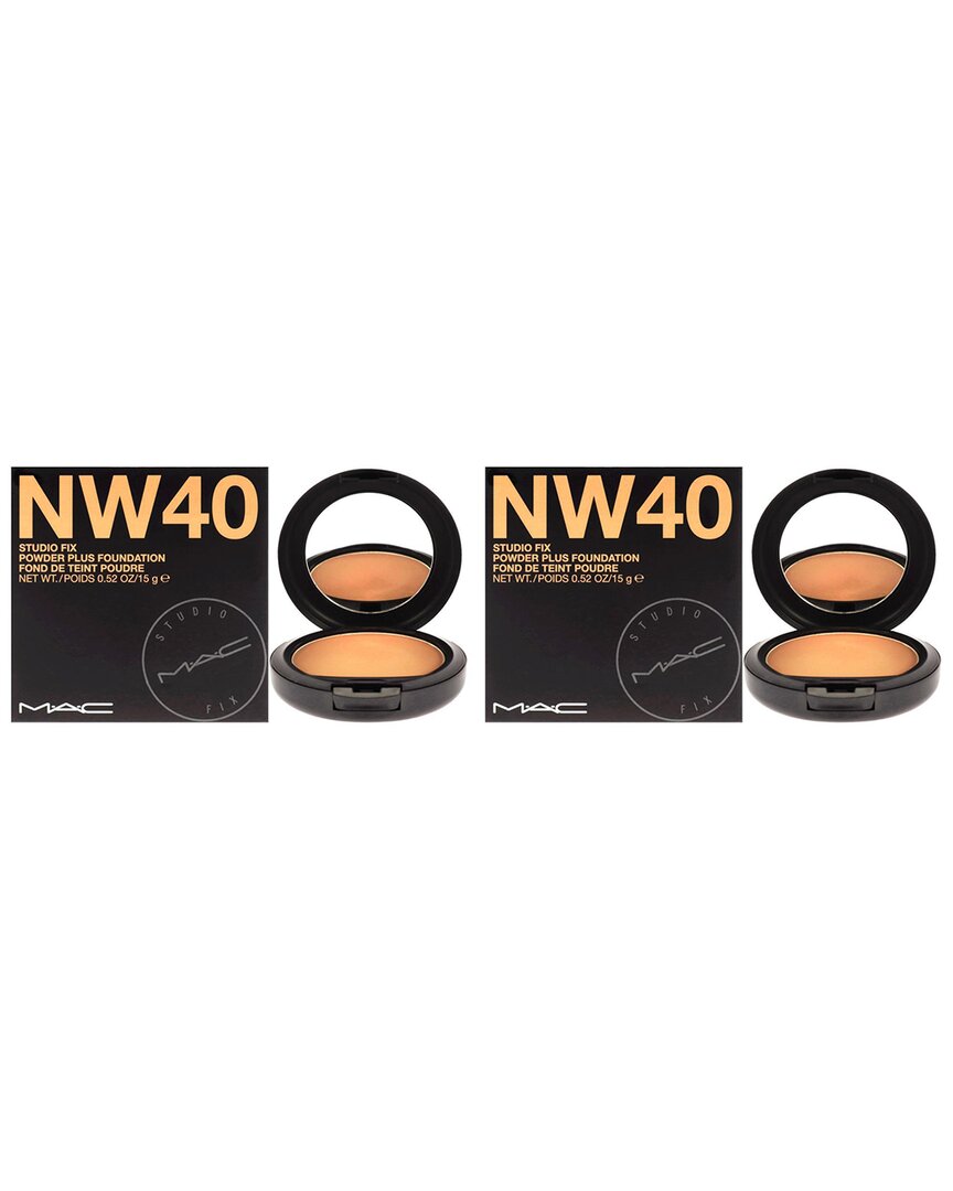 MAC M·A·C COSMETICS 0.52OZ STUDIO FIX POWDER PLUS FOUNDATION - NW40 - PACK OF 
