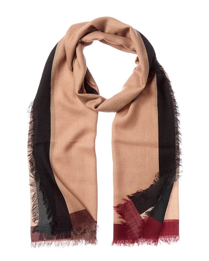 Rag & Bone Astrid Wool Scarf In Brown