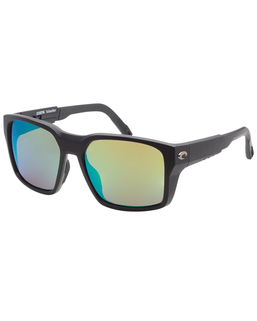 Costa Del Mar Men's 56 Mm Black Sunglasses