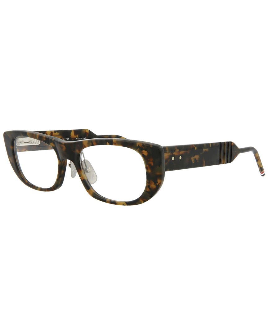 Thom Browne Unisex Novelty 53mm Optical Frames In Brown