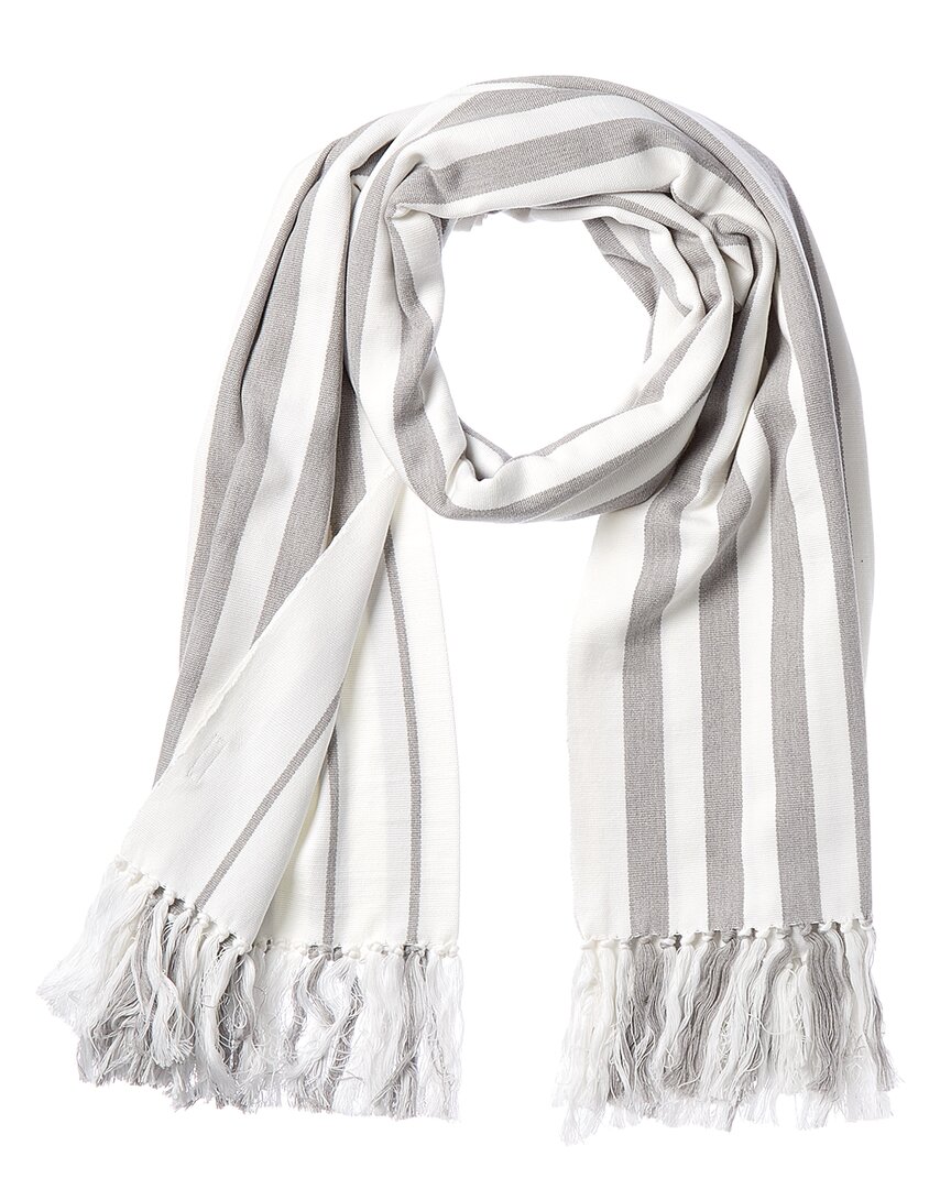 Brunello Cucinelli Wool Scarf In Gray