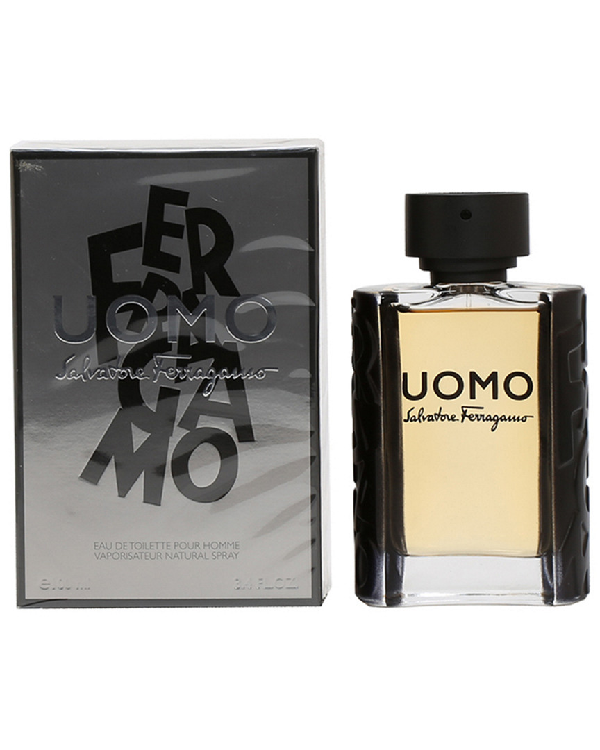 Ferragamo Men's 3.4oz Uomo Eau De Toilette Spray