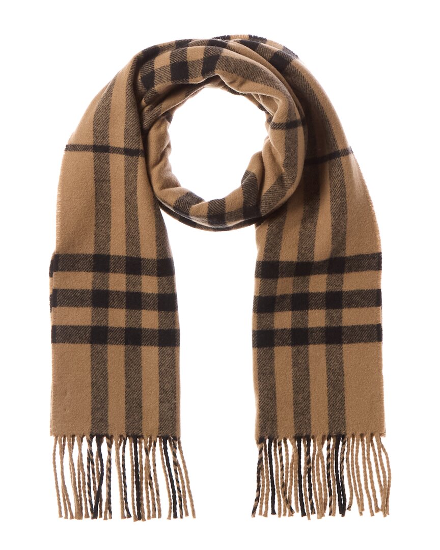 Burberry Check Wool Scarf In Multi
