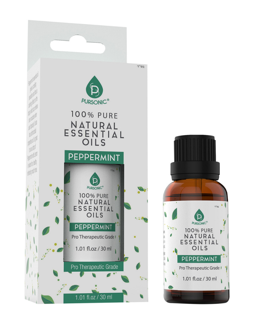 Pursonic 1oz 100% Pure Peppermint Natural Aromatherapy Essential Oil