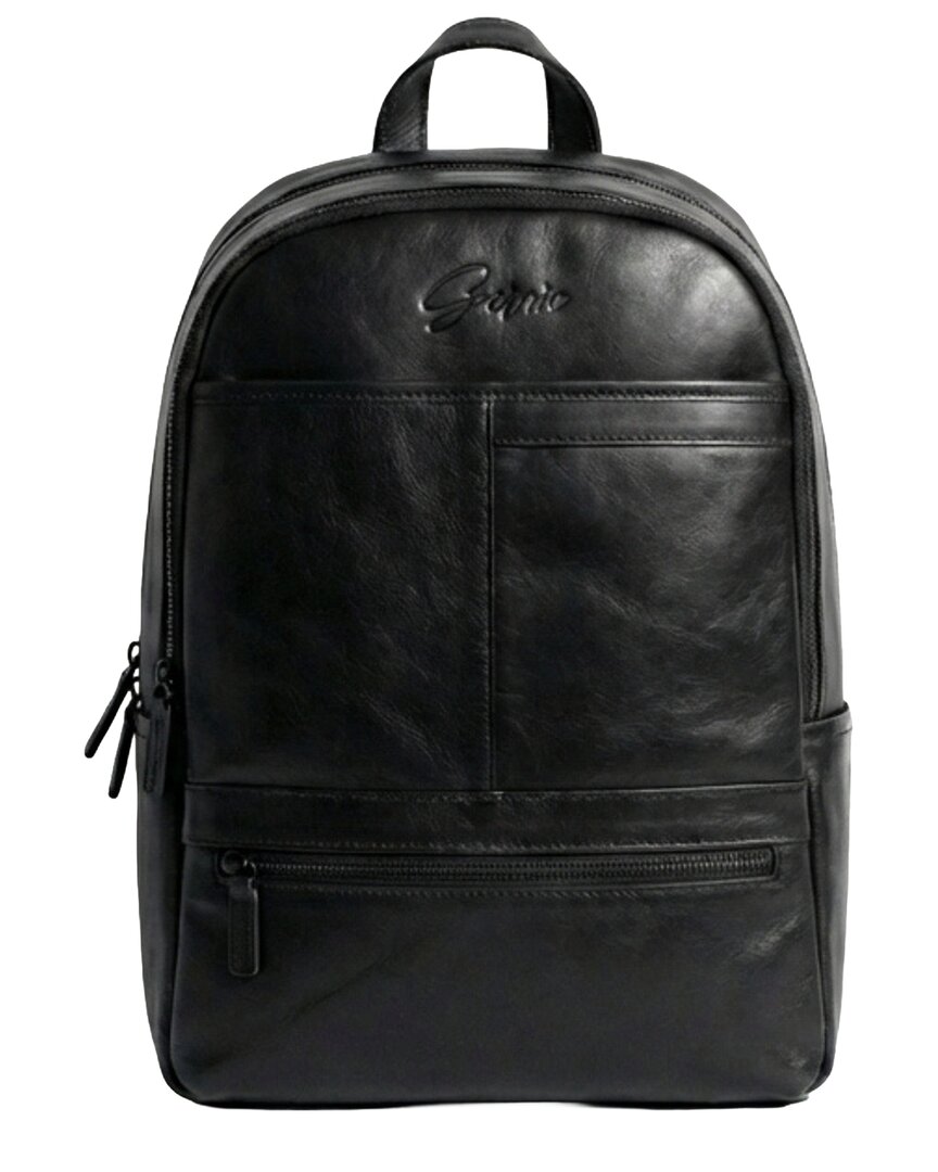 Gernie 26 Premium Leather Backpack-black