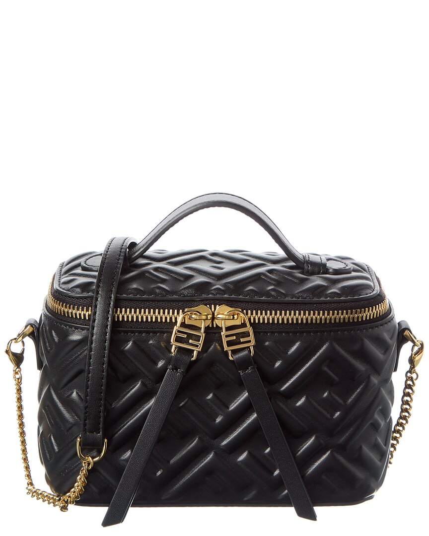 Fendi Mini "vanity" Bag In Black