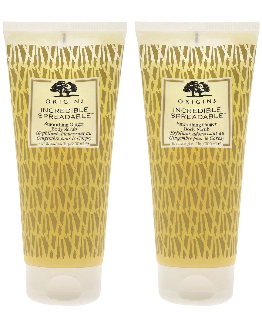 Origins 6.7oz Ginger Body Scrub - Pack Of 2