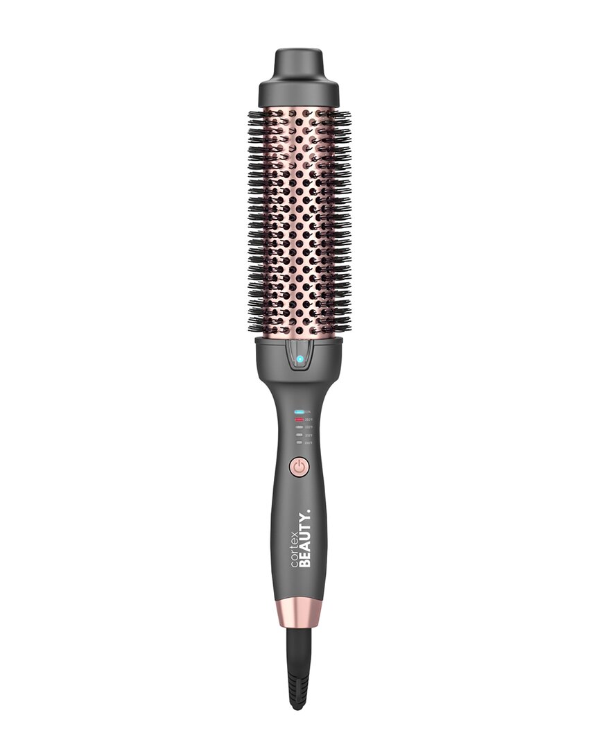 Cortex Beauty Cortex Women's Temp Control Extra-long 1.5'' Ionic Styling Brush In Gray