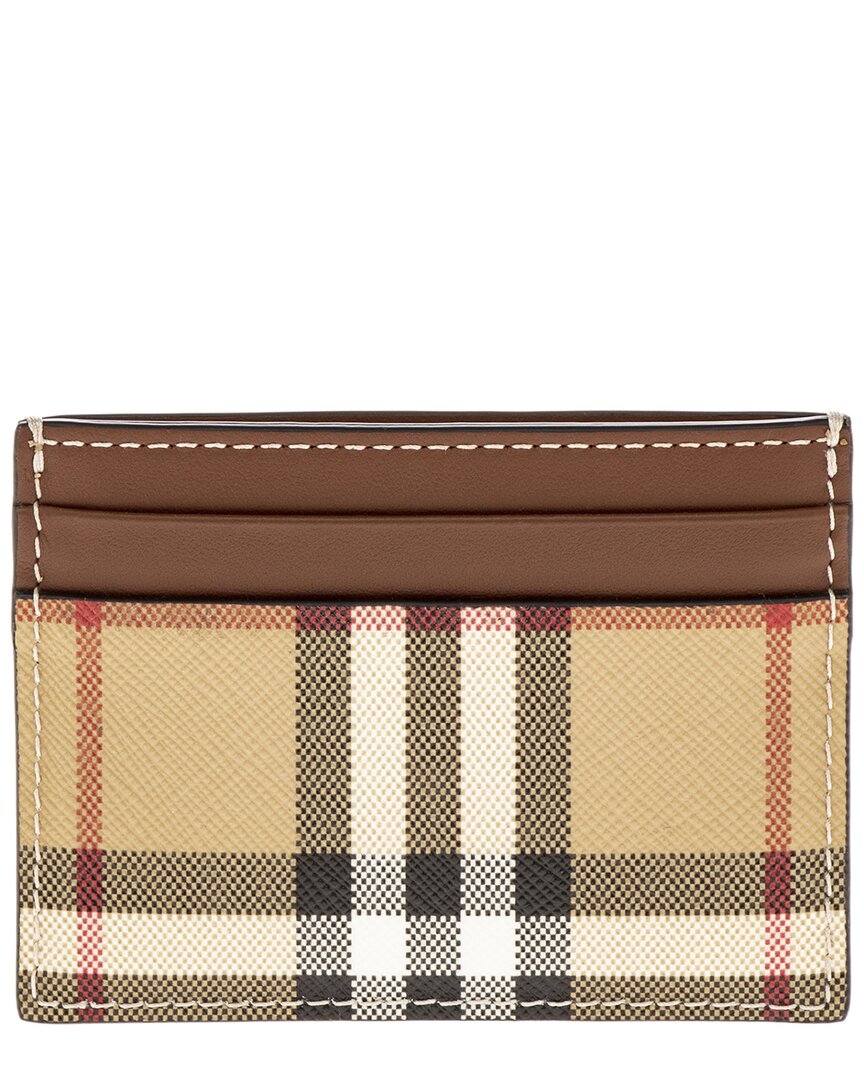 Vintage Check leather cardholder, Burberry