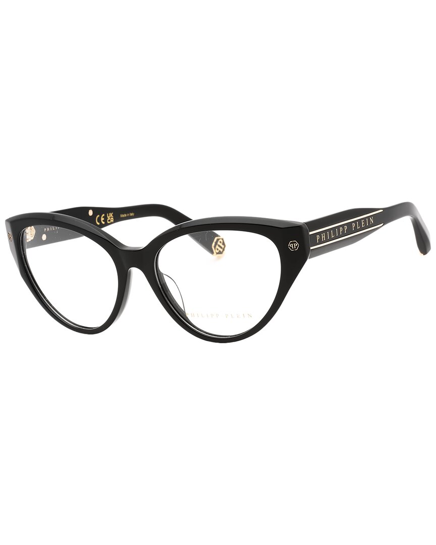 Philipp Plein Women's Vpp052m 54mm Optical Frames In Black