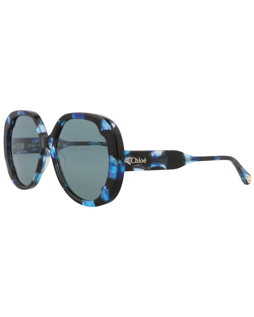 Chloé Women's 56mm Sunglasses In Blue