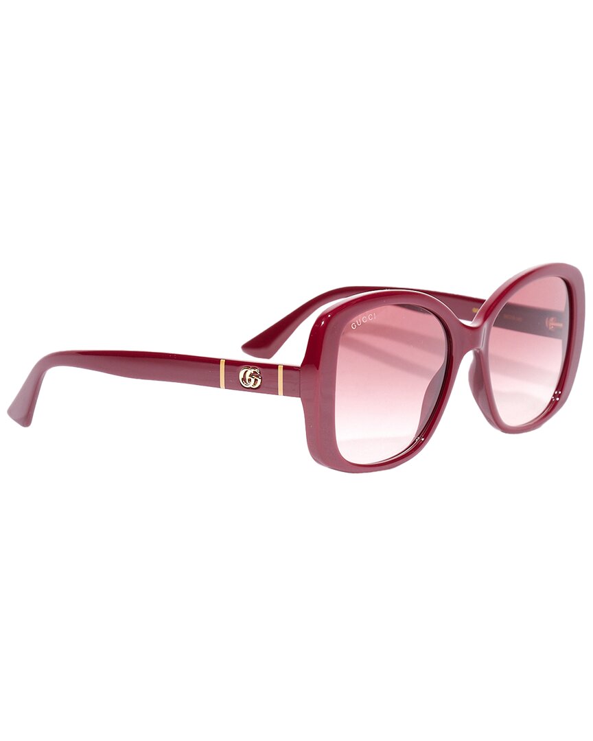 Gucci Women's Gg0762s 56mm Sunglasses In Red
