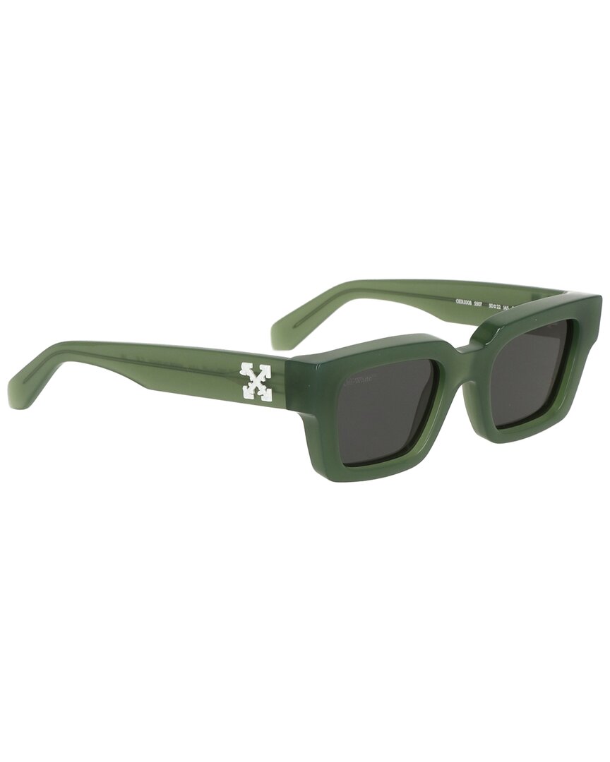 Off-white ™ Unisex Virgil 55mm Sunglasses In Green