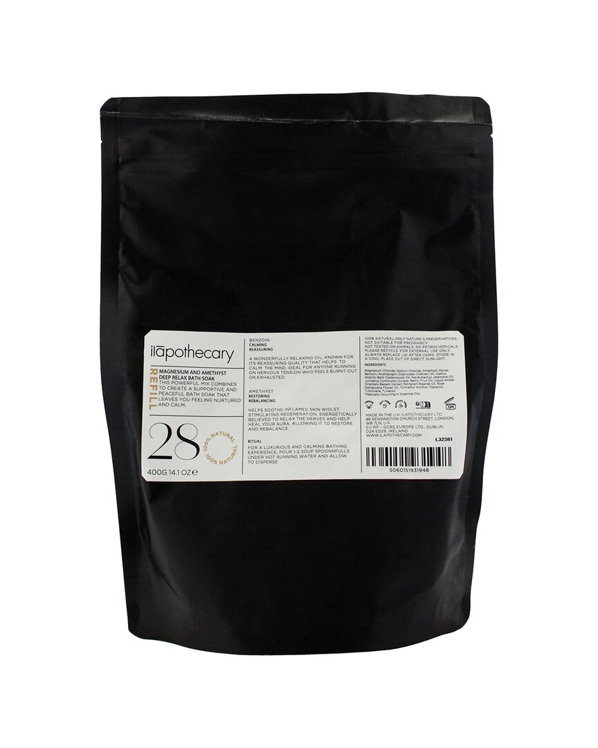 Ilapothecary Unisex 14.1oz Magnesium & Amethyst Deep Relax Bath Soak