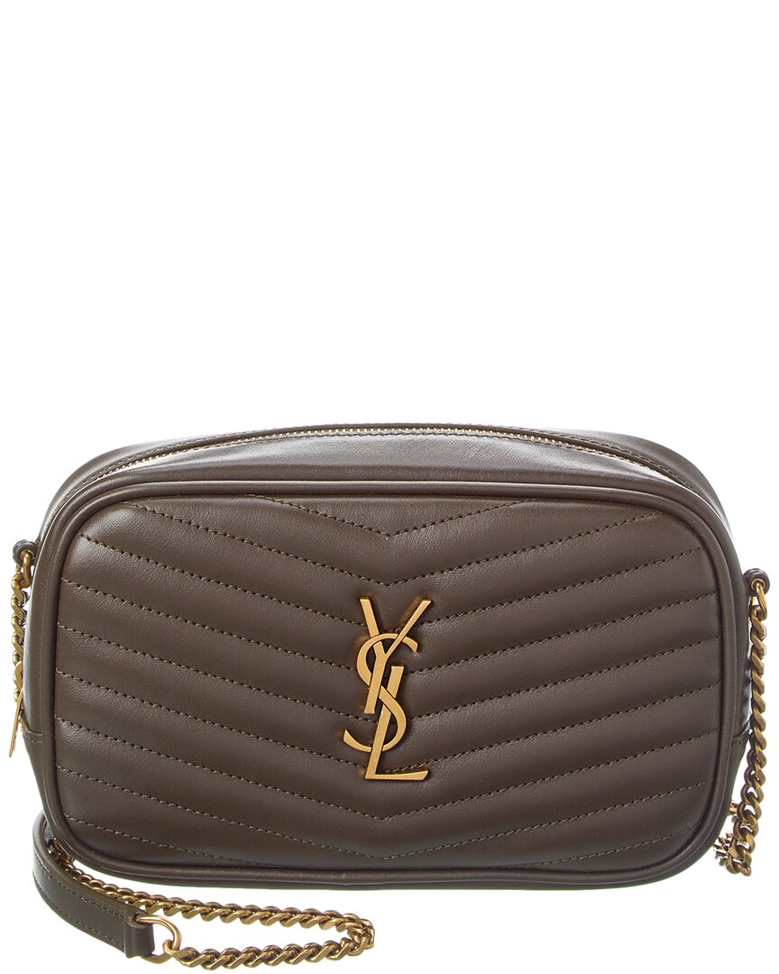 Saint Laurent Lou Mini Quilted Leather Camera Bag