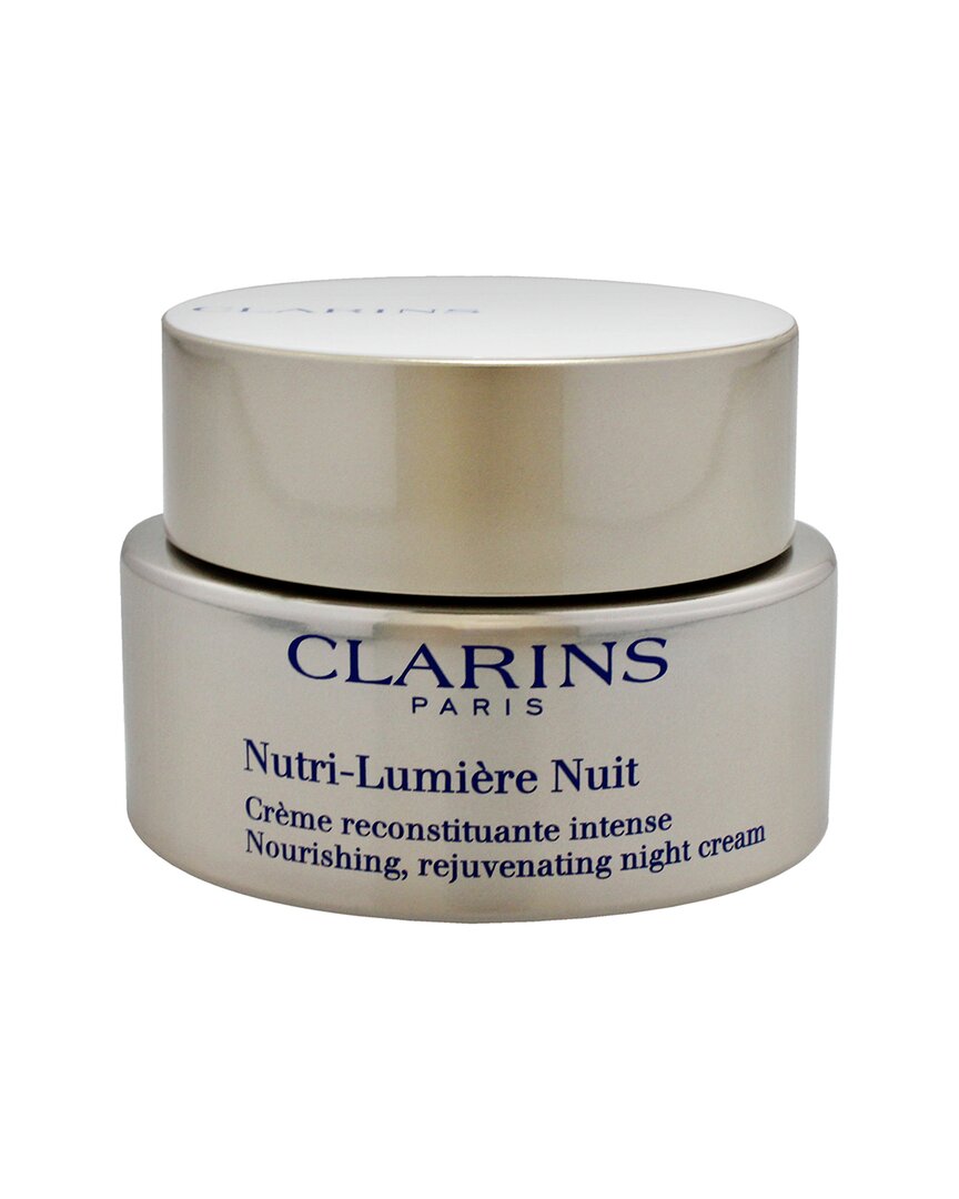 Clarins Unisex 1.6oz Nutri-lumiere Night Cream In White