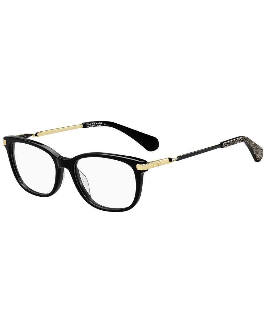Kate Spade New York Women's Jailene 50mm Optical Frames In Black