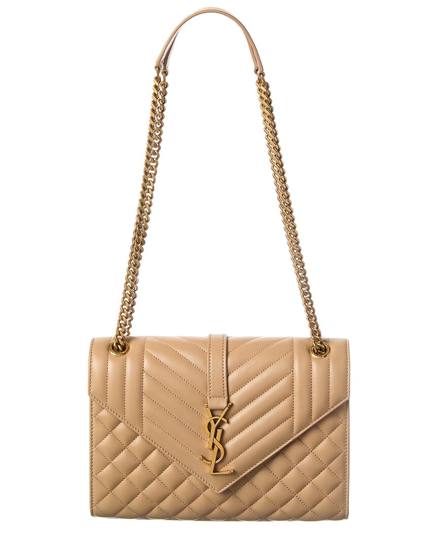 Saint Laurent Envelope Medium Leather Wallet On