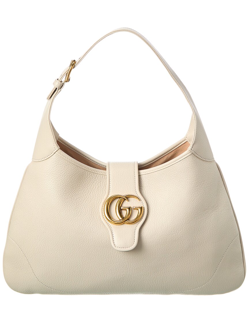 Gucci Aphrodite Medium Shoulder Bag In White