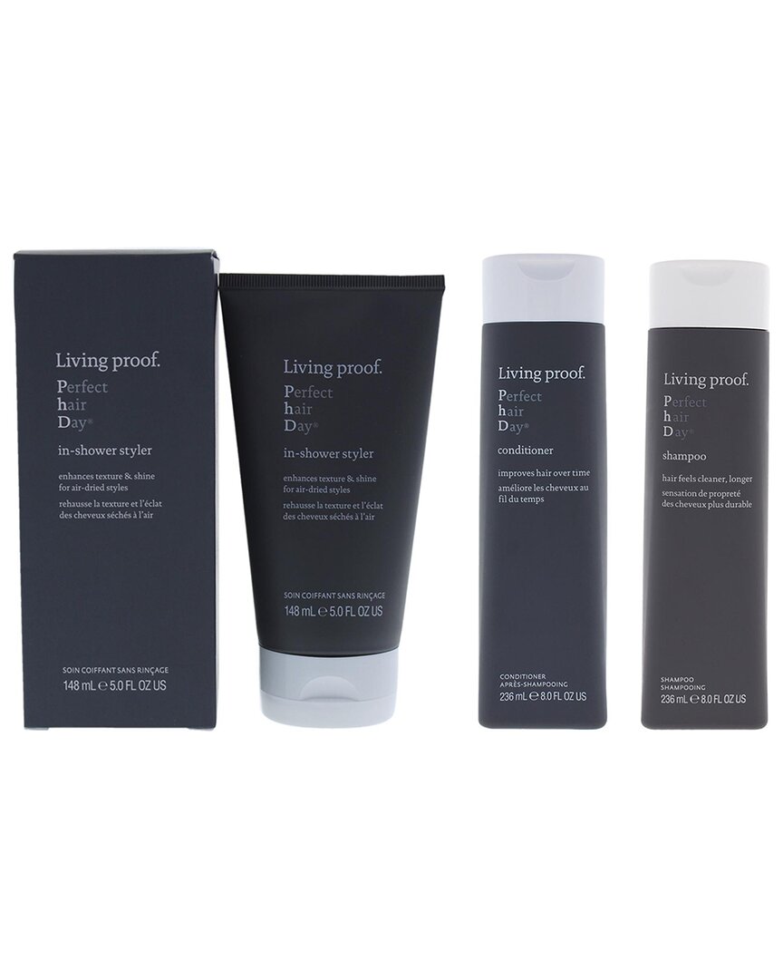 Living Proof Perfect Hair Day Shampoo Conditioner And In-shower 3pc Kit