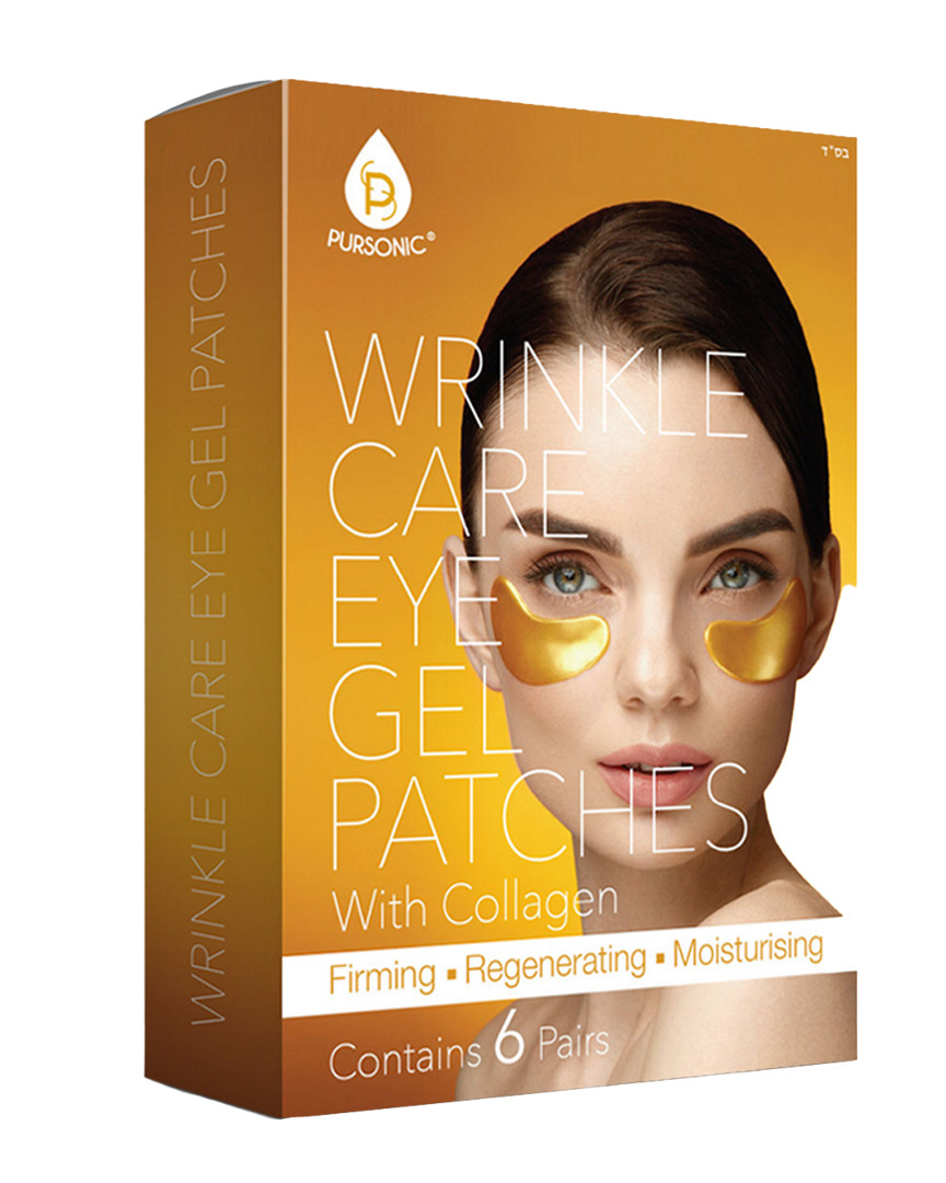 Pursonic Set Of 6 Wrinkle Care Eye Gel Patches