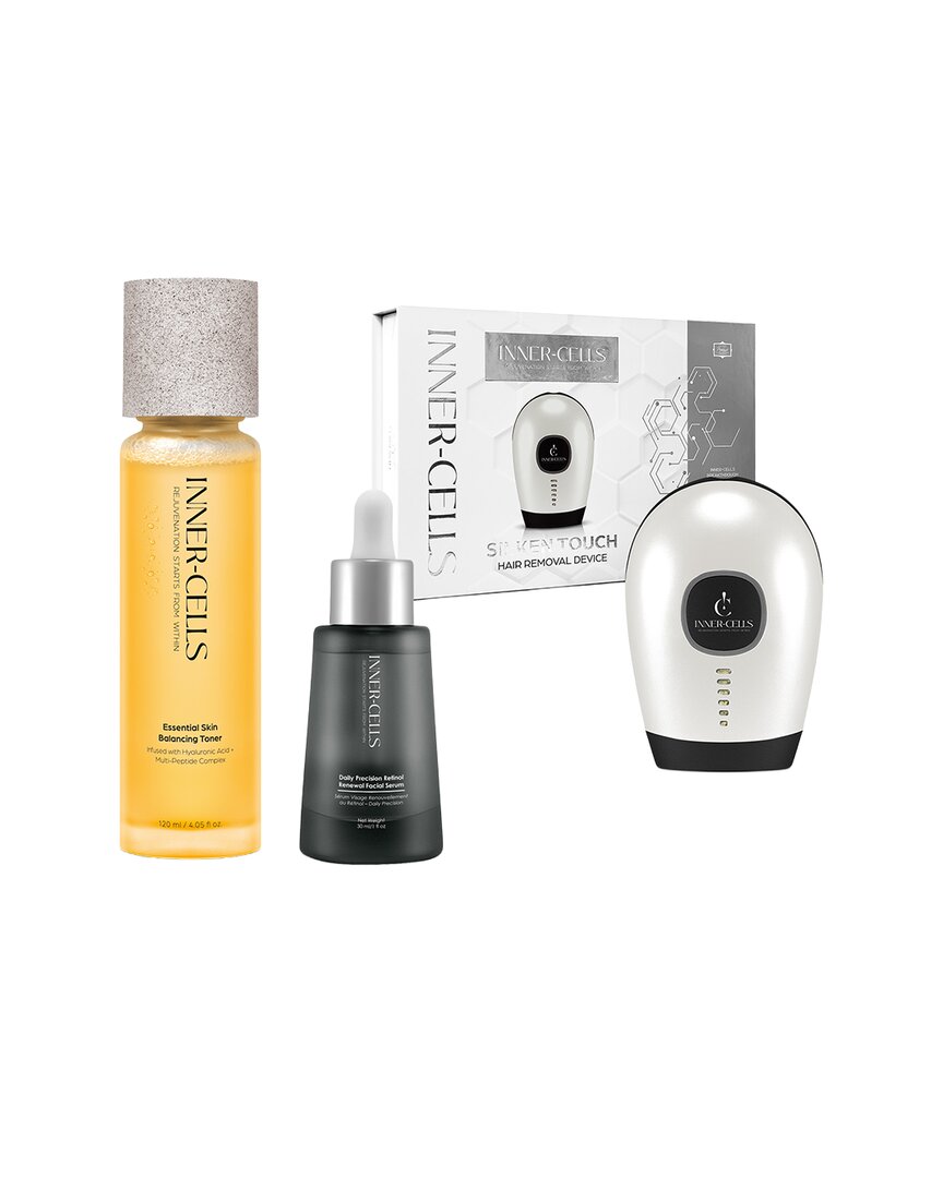 Inner Cells Unisex 5Oz Smooth Touch Ipl Hair Removal Skin Renewal Set