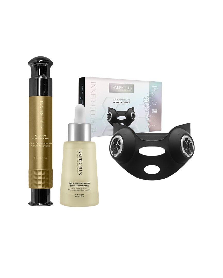 Inner Cells Unisex 1.6oz V‑shaper Jawline And Face Sculpting & Firming Set