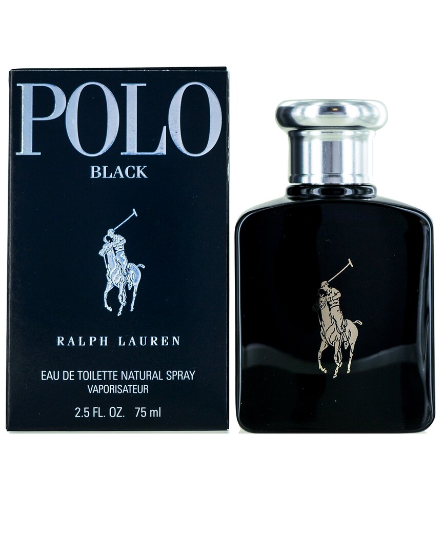 Ralph Lauren Men's Polo Black 2.5oz Edt Spray In White