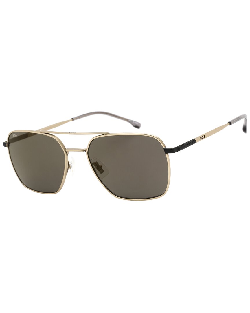Hugo Boss Men's Boss 1414/s 57mm Sunglasses In Gold